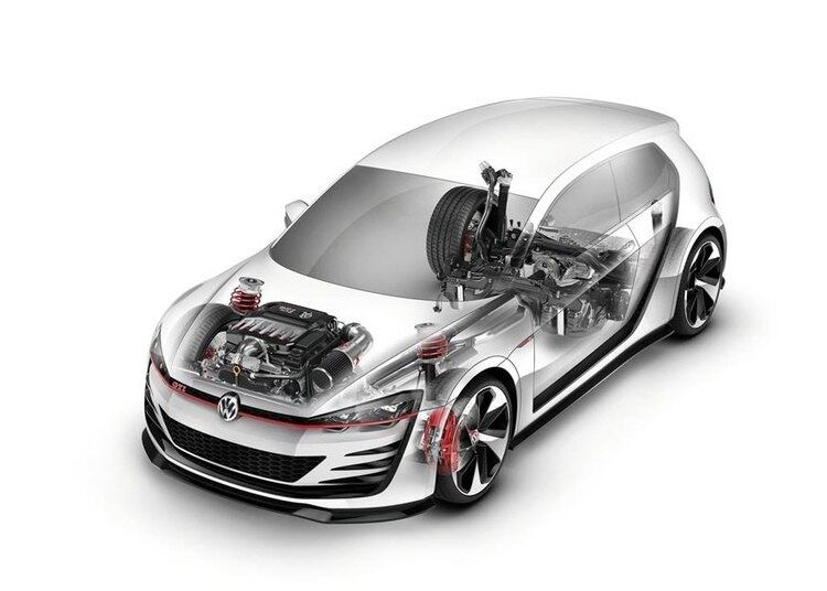 O motor do Design Vision é acoplado a uma transmissão de dupla embreagem associada a um sistema de tração nas quatro rodas 4motion