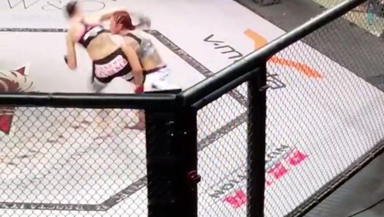Campeã entre as atletas pesos-penas, Cris mal tomou conhecimento da canadense, nocauteada em apenas 46 segundos