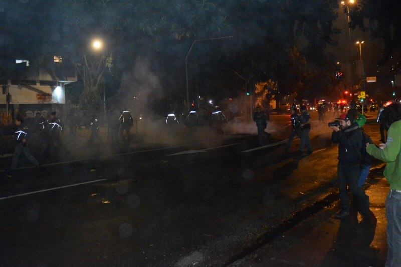 Grupo iniciou ato na avenida Paulista, na tarde desta quarta-feira