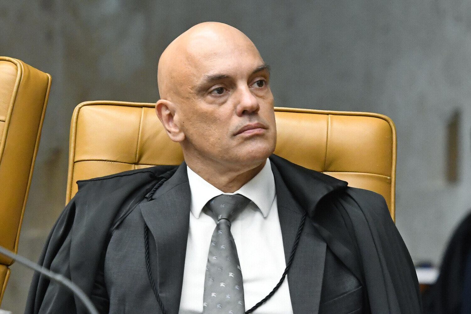 Alexandre de Moraes no plenário do STF