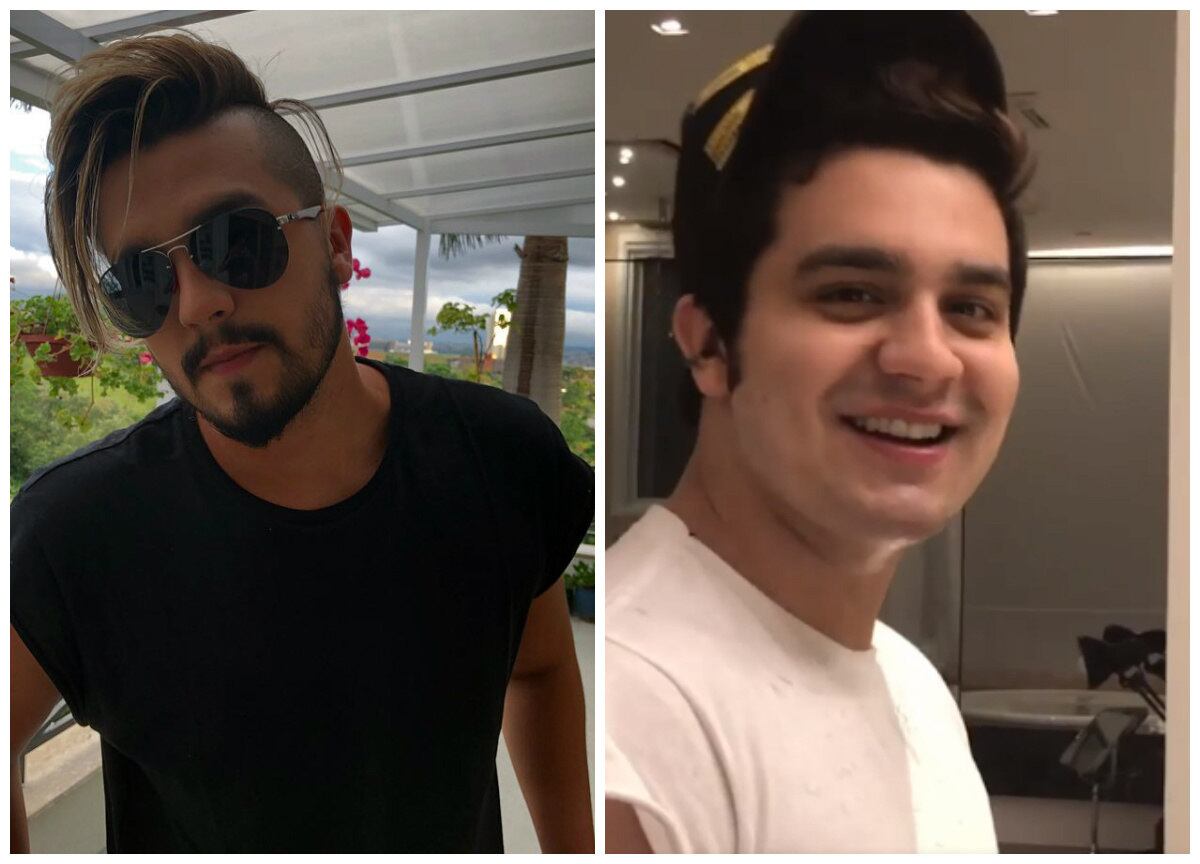 Luan Santana antes e depois da lâmina