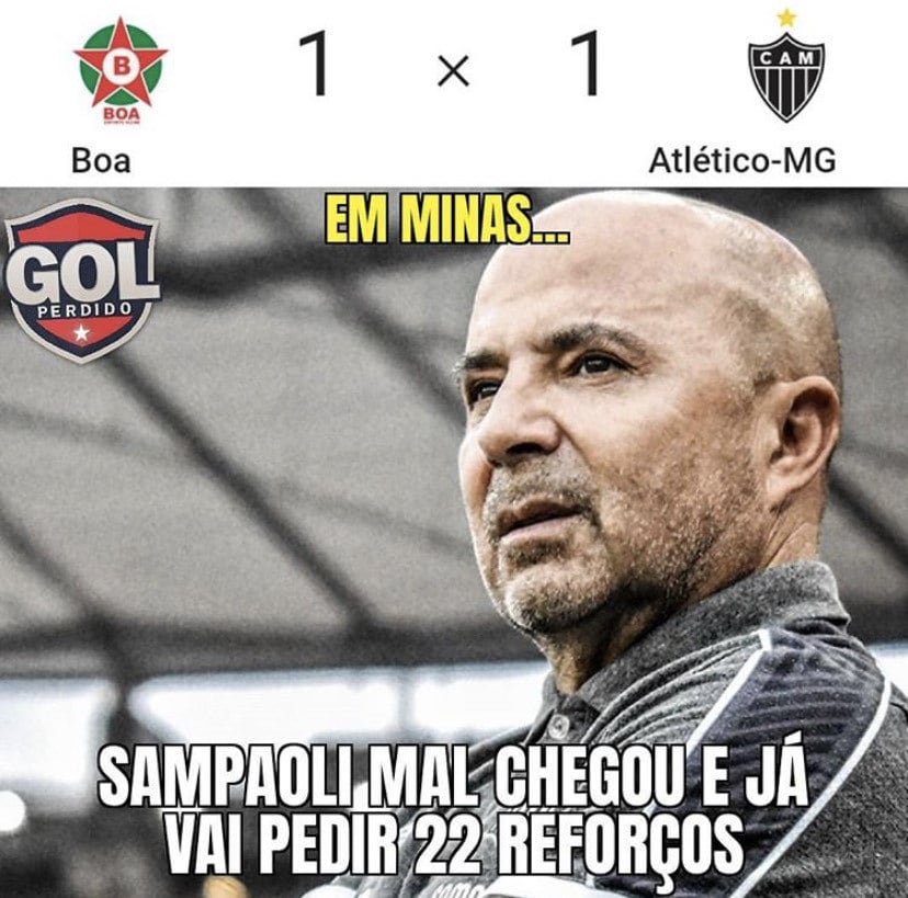 Memes: Jorge Sampaoli é do Galo