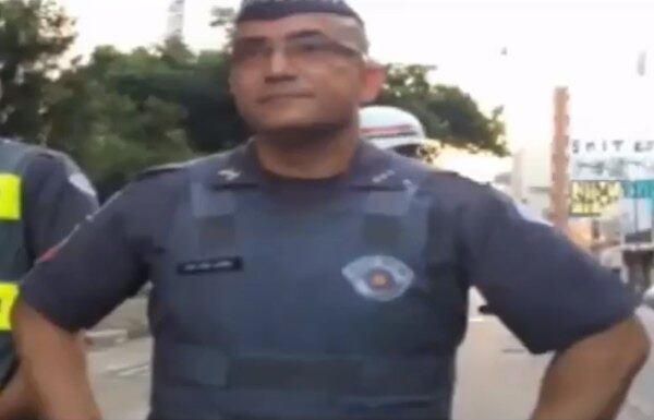 Major acompanhou toda a manifestação nesta sexta-feira