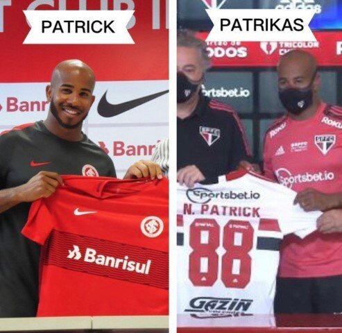 O apelido de Trikas já vem sendo motivo para zoeiras dos rivais com o São Paulo há alguns dias.