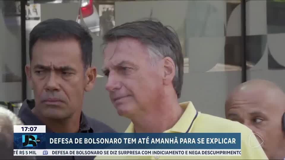 Defesa de Bolsonaro deve responder até sexta (22) sobre suposto descumprimento de medidas cautelares