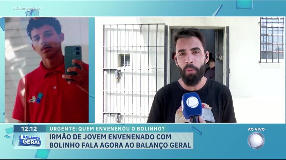 ‘Ele pode acordar a qualquer momento’, diz irmão de jovem envenenado após comer bolinhos