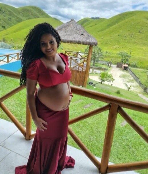 Rafaela estava no nono mês de gestação