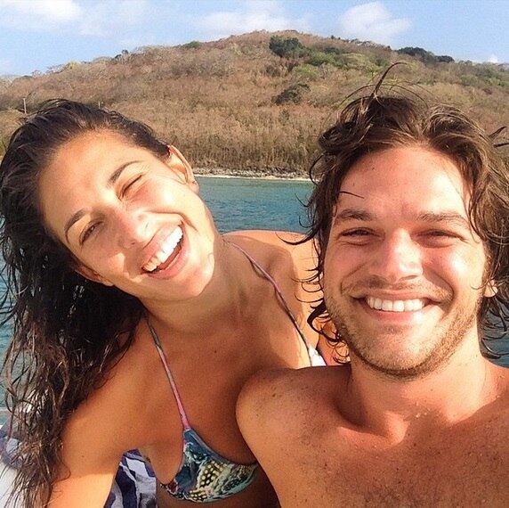 Giselle também sempre publica declarações de amor e fotos bonitinhas ao lado do maridão, o ator Emílio Dantas