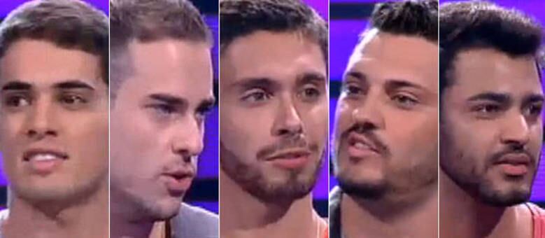 Os cincos rapazes que participaram do mais recente Me Leva Contigo