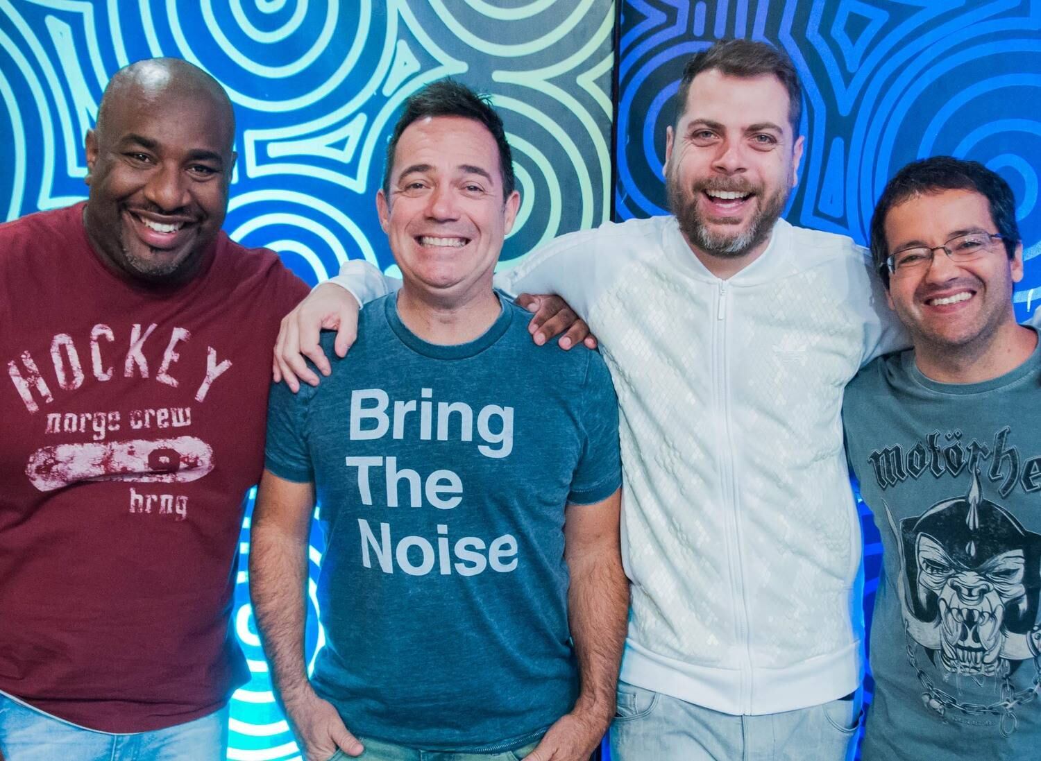 Os rapazes do Encrenca estavam na mira da Band