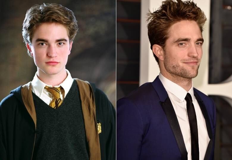 Robert Pattinson
Esta mudança a gente acompanhou muito bem, né? Antes de ser o Edward de Crepúsculo, Robert foi o aluno exemplar Cedrico em Harry Potter e o Cálice de Fogo. Ele é um dos maiores galãs da atualidade!
