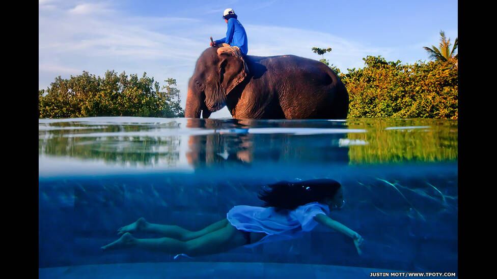 O americano baseado no Vietnã Justin Mott conseguiu o prêmio máximo na categoria de 'Imagem individual', que tinha o tema 'Extraordinário'