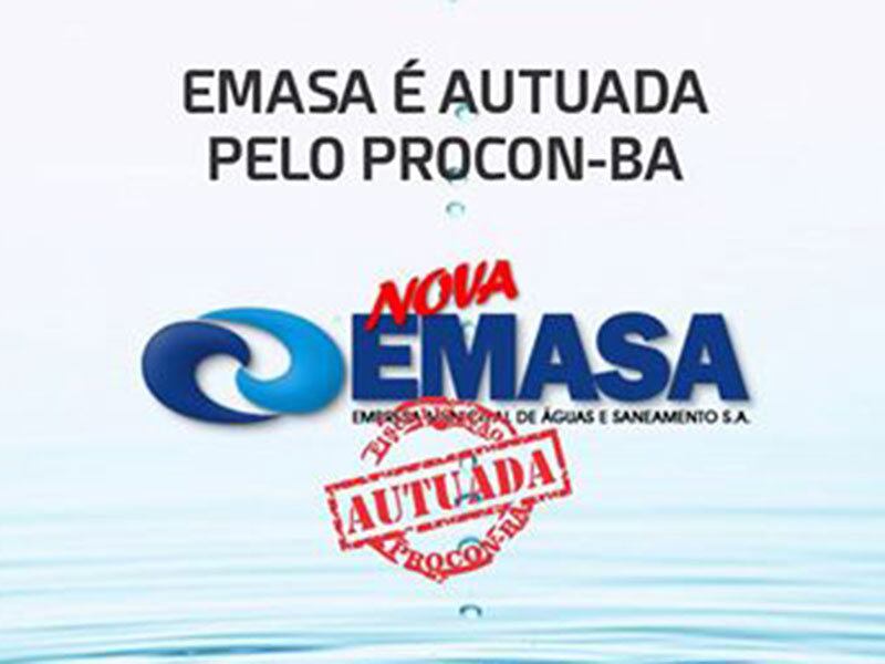 Em abril deste ano, durante um procedimento investigatório, a Emasa foi notificada
