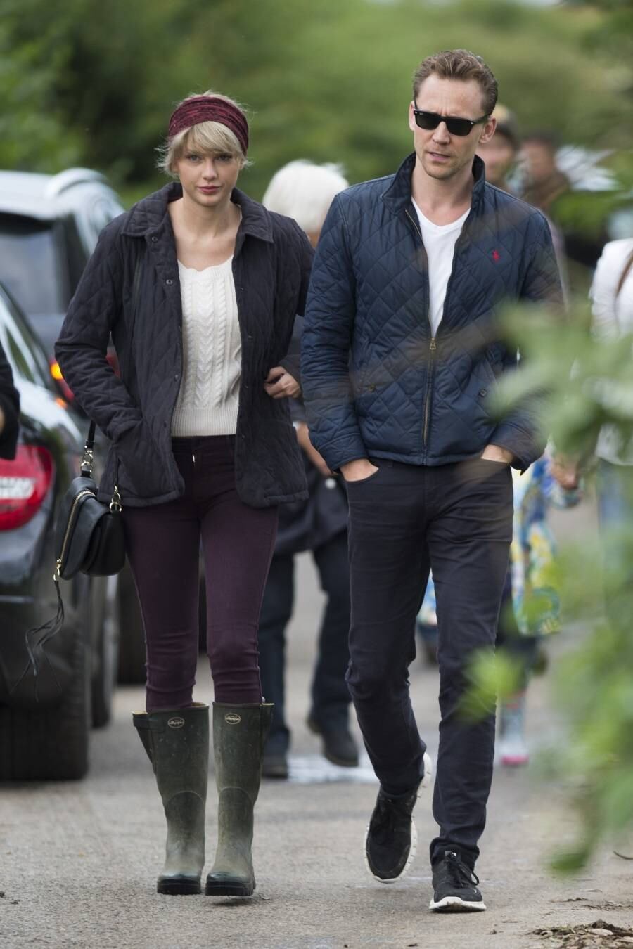 Taylor e Tom já estão acostumados com a presença dos fotógrafos