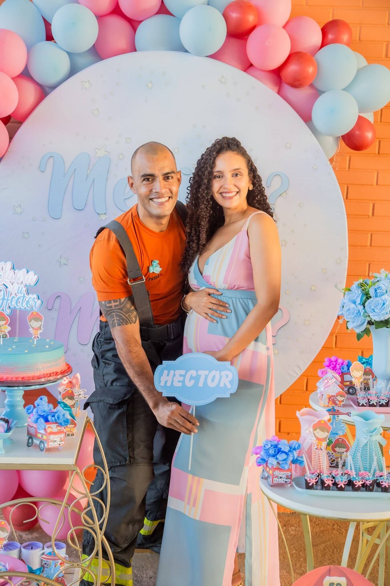 Chá revelação no Aeroporto de Brasília