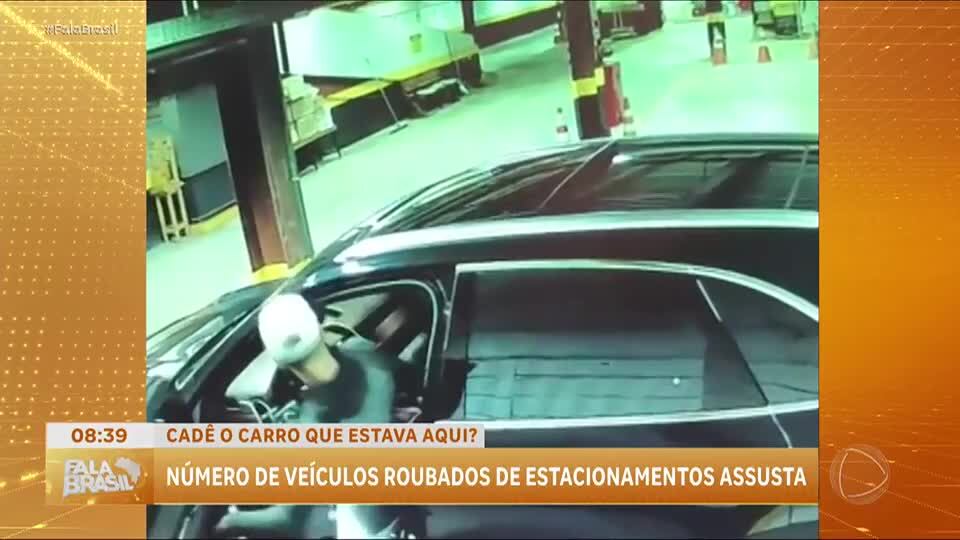 Estado de São Paulo registra mais de 3 mil carros furtados ou roubados dentro de estacionamentos