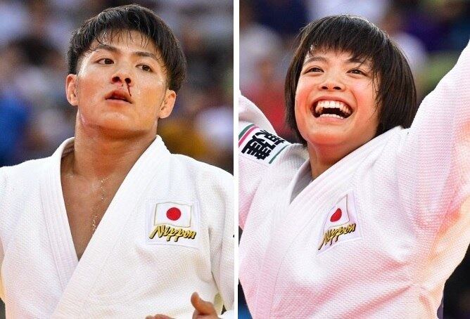 Hifumi e Uta Abe ganharam medalha de ouro no judô neste domingo
