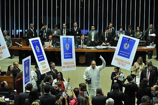 Reforma trabalhista provocou debates na Câmara