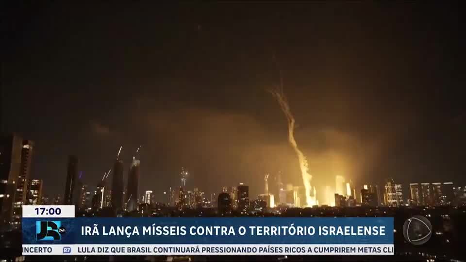 Irã lança centenas de mísseis contra Israel; ao menos 15 pessoas ficaram feridas