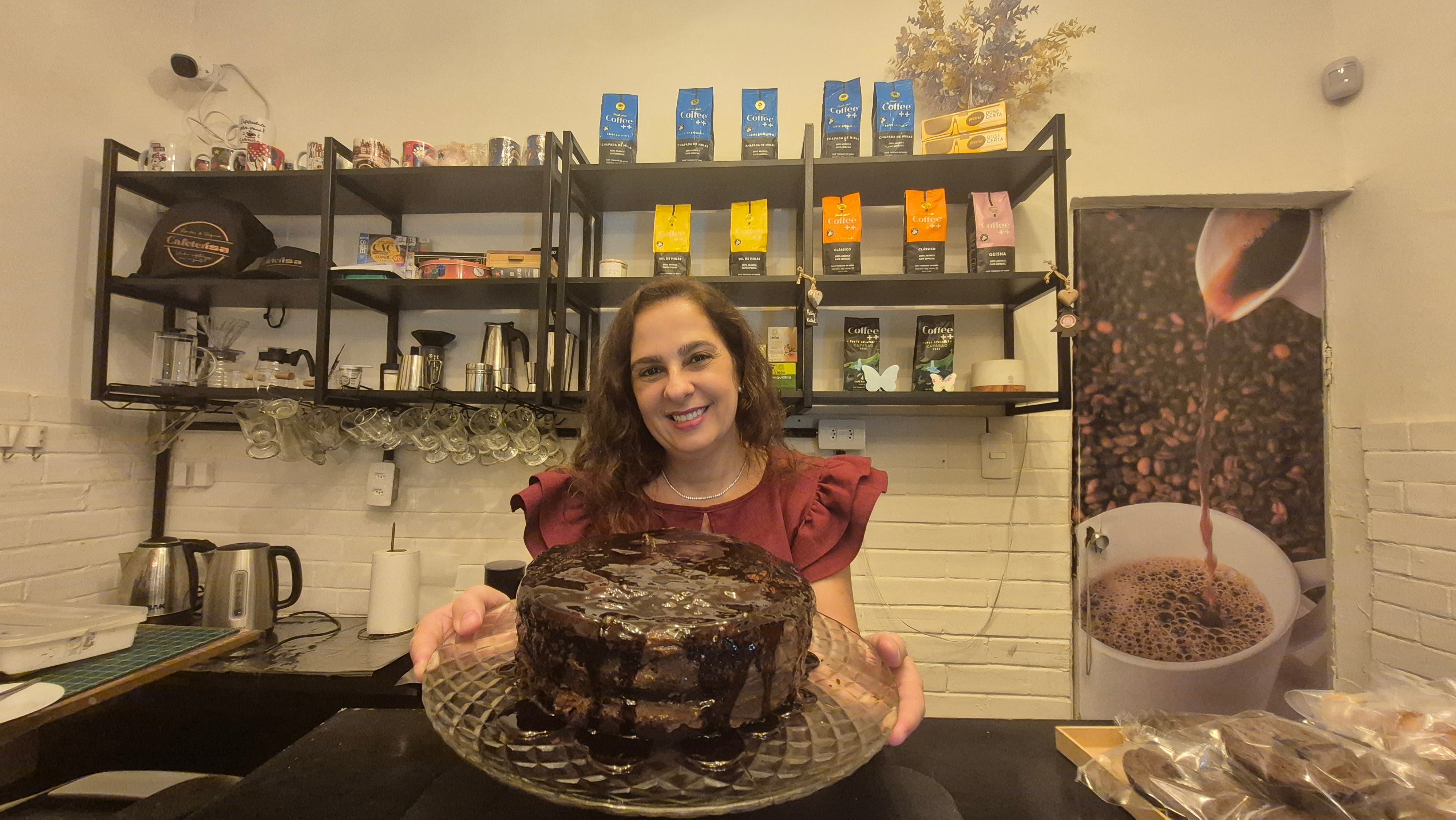 Tatiana Paes Barreto, dona da Cafeterisa