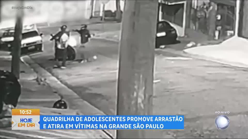 Quadrilha de adolescentes realiza assaltos violentos em São Paulo