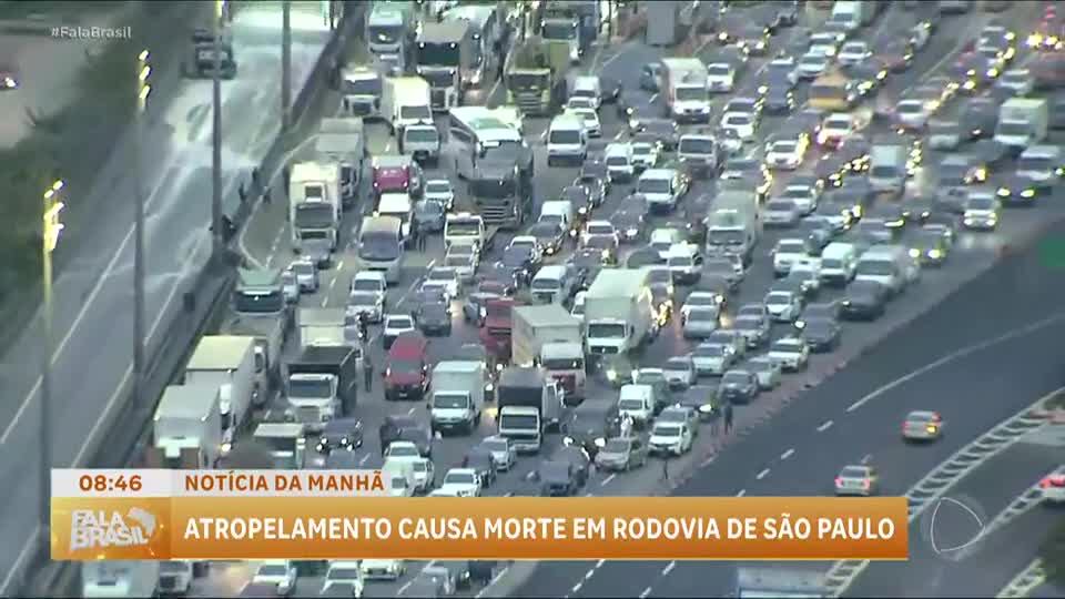 Pedestre morre atropelado na rodovia Ayrton Senna