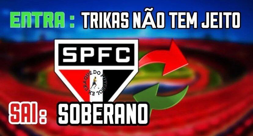 Trikas? Novo apelido do São Paulo é prato cheio para memes dos rivais.