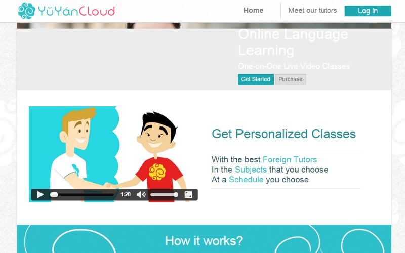 YuYanCloud
Com o serviço é possível aprender um novo idioma praticando com nativos. É possível escolher horários, tutores e os temas para aprender uma língua. A ideia é de uma startup americana
