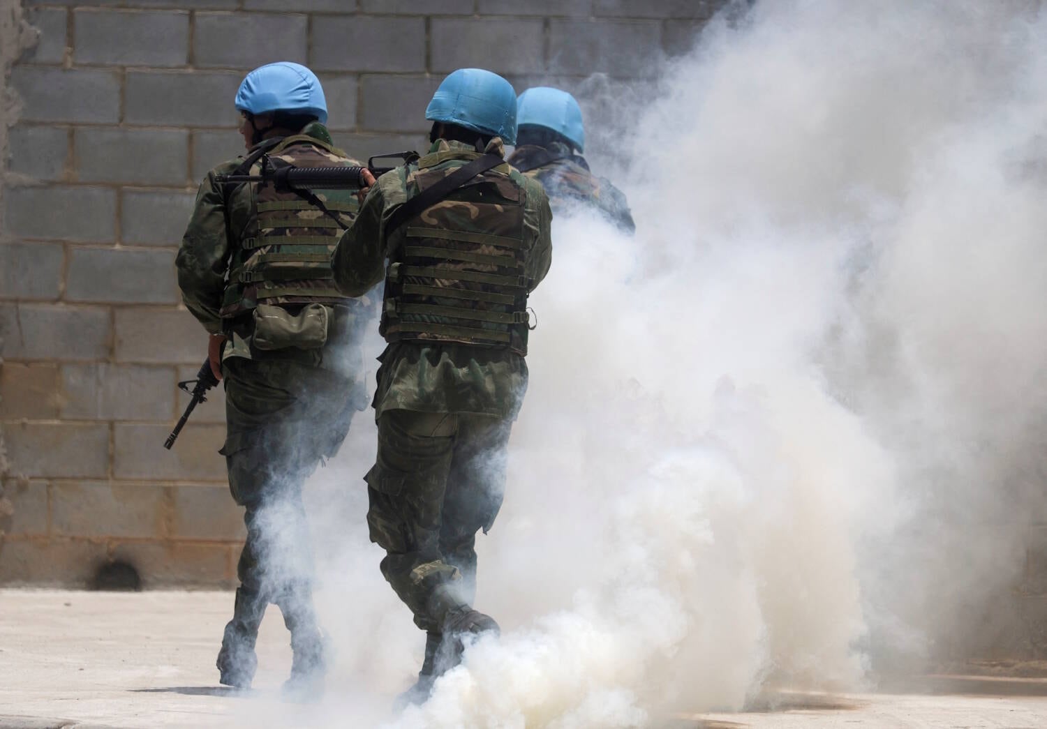Na última terça (28), estiveram no treinamento fuzileiros que atuam na GLO (Operação da Garantia da Lei e da Ordem)