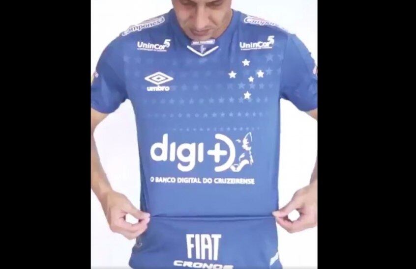 Camisa do Cruzeiro terá marca do banco digital Digi+