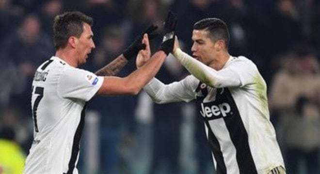 Mandzukic e Cristiano Ronaldo