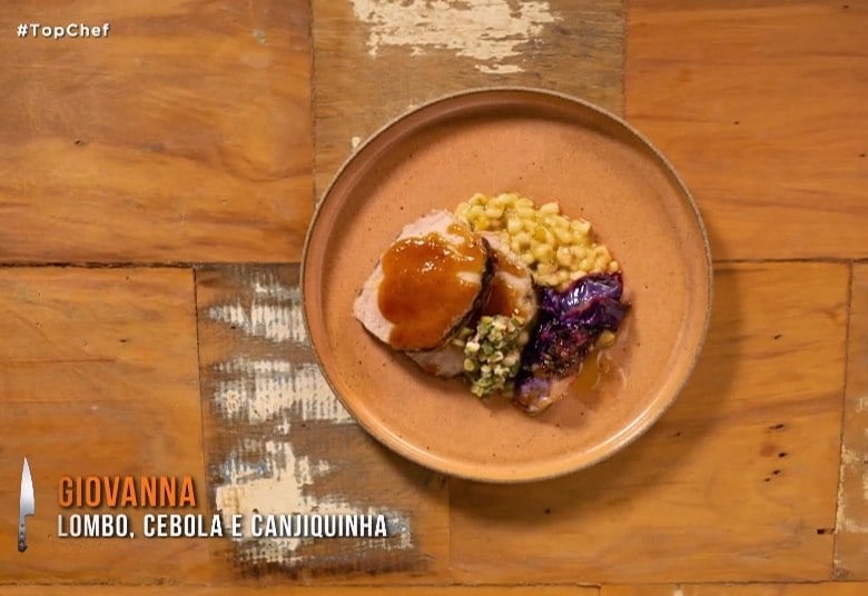 O lombo com cebola e canjiquinha recebeu muitos elogios, apesar das críticas feitas pelo chef Jefferson Rueda. A chef inovou ao utilizar o grão de milho em uma receita salgada