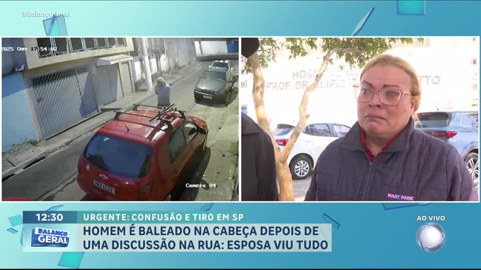 Família de homem baleado durante discussão em SP fala com o Balanço Geral