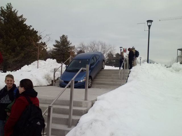 Descer a escada de um novo jeito