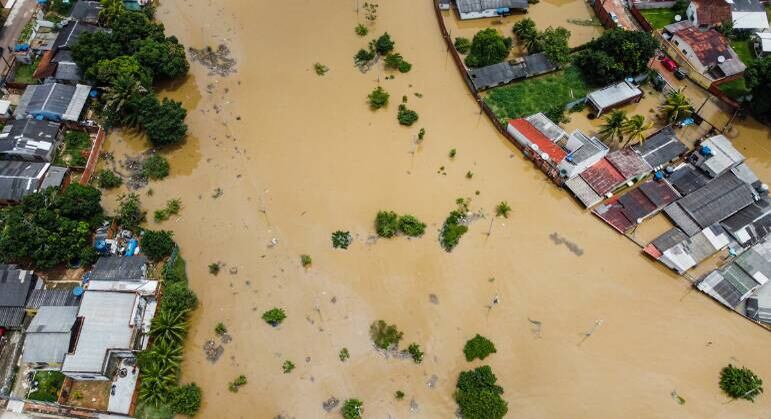 O nível do Rio Acre atingiu a marca de 15,80 metros
