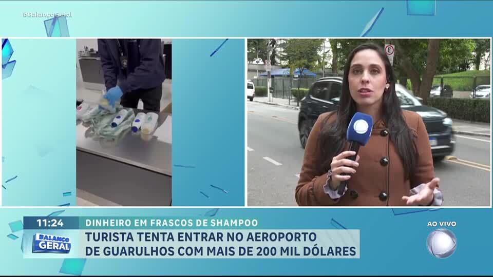 Turista entrar no Aeroporto de Guarulhos com mais de 200 mil dólares escondidos
