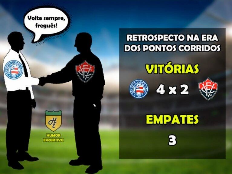 Bahia x Vitória: o retrospecto na era dos pontos corridos do Brasileirão