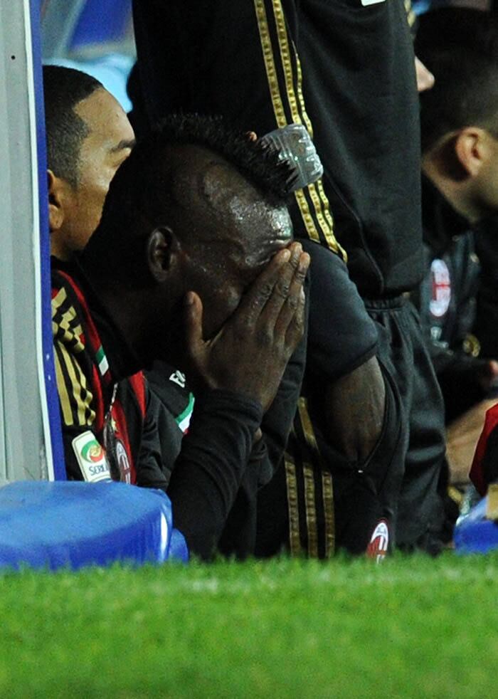 Recentemente, Balotelli confirmou a fama de emotivo ao chorar por não ter conseguido marcar um gol em homenagem á filha recém-nascida