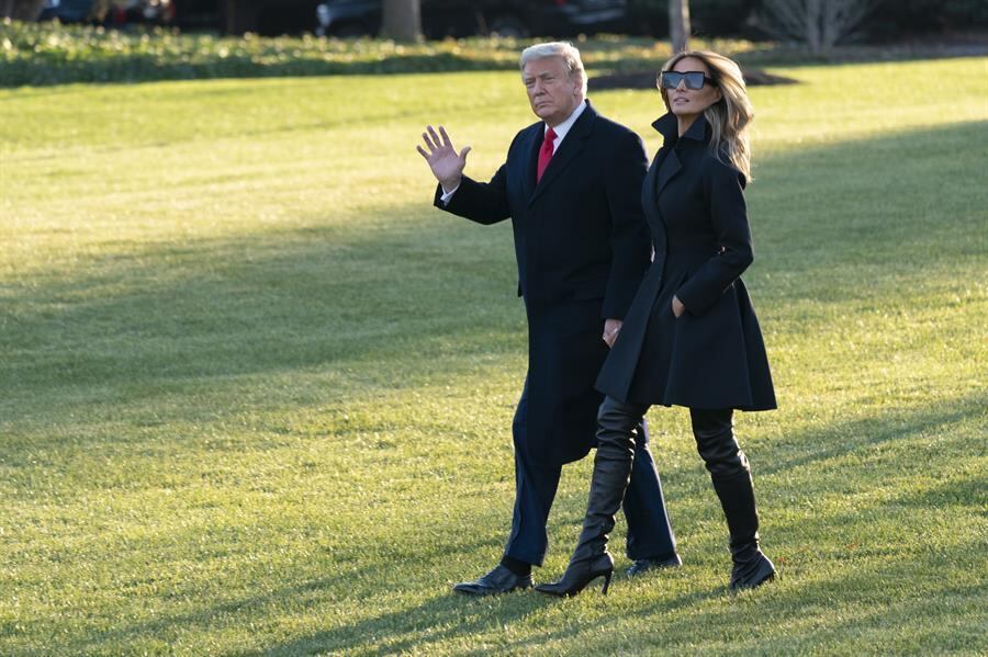 Melania Trump criticou a violência no Capitólio