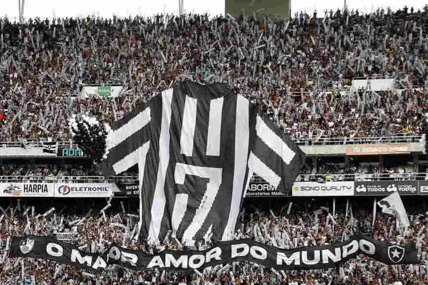 13º lugar: Botafogo – 1% (570.716 milhões de torcedores)