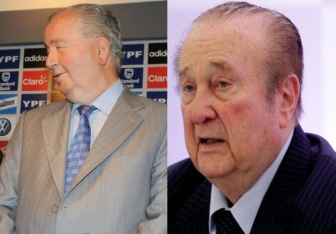 Julio Grondona e Nicolas Leoz são alvos de críticas por parte da oposição. Dirigentes estão no poder há muitos anos...