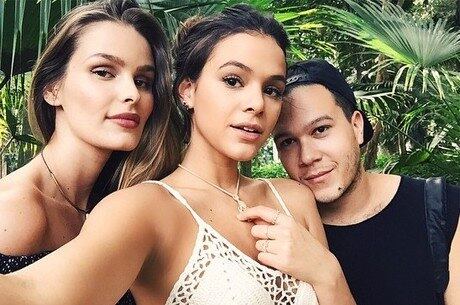 'Domingo com elas', escreveu o fotógrafo Eduardo Bravin