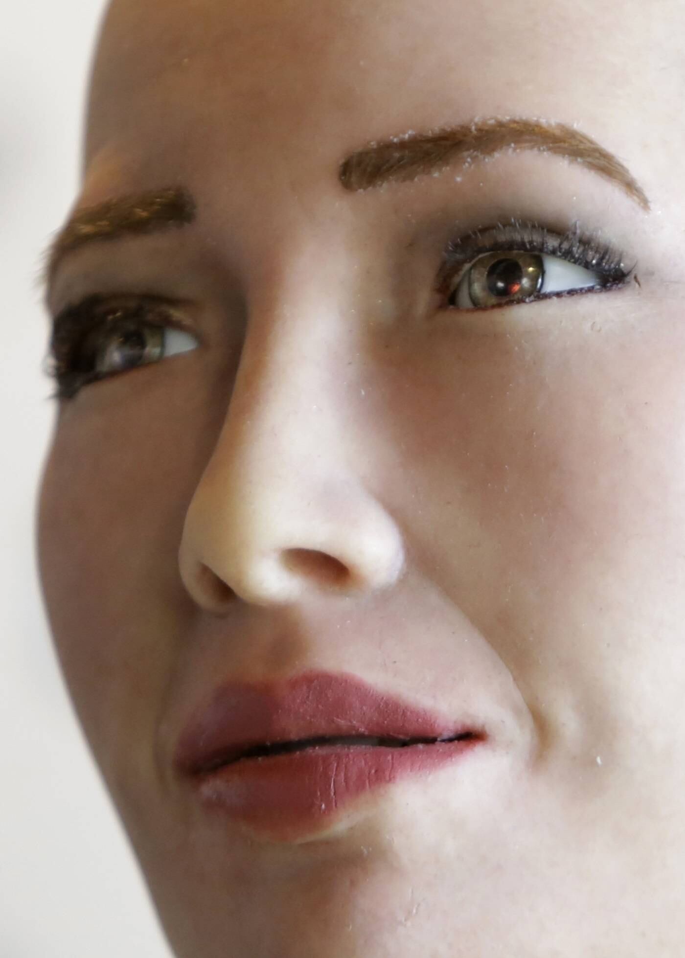 Sophia foi criada em Hong Kong e ativada em 19 de abril de
2015, seu criador é o engenheiro de robótica David Hanson. As características do rosto foram inspiradas na atriz Audrey Hepburn, do filme Bonequinha de Luxo, e também na esposa do seu criador


Leia também: Conheça 7 invenções brasileiras que podem virar realidade em breve