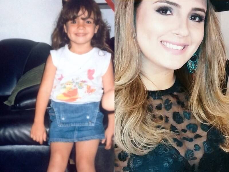 Há pessoas que não mudam mesmo. Brunninha está com a mesma carinha de quando era pequena