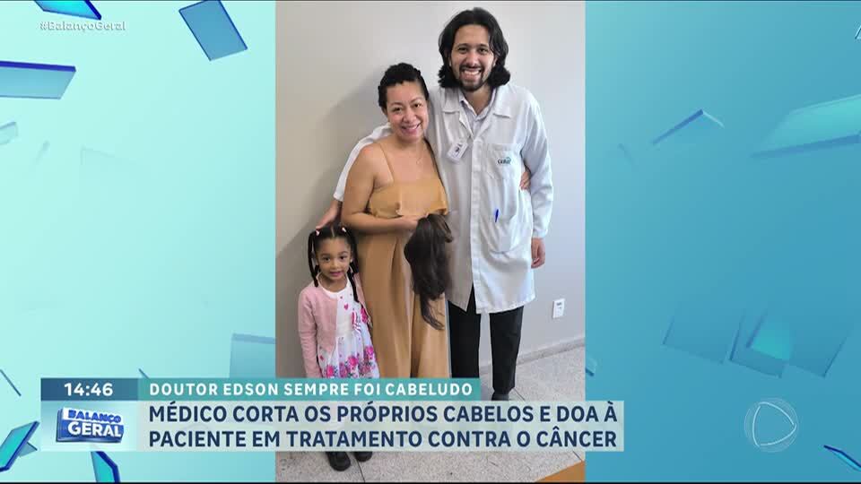 Médico surpreende e doa cabelo a paciente em tratamento contra o câncer