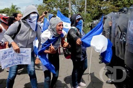 Protesto Nicarégua