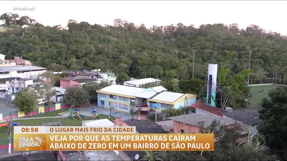 Parelheiros: o ponto mais frio da capital paulista enfrenta temperaturas negativas