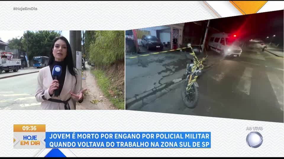 Jovem é morto por engano por policial militar quando voltava do trabalho na zona sul de SP