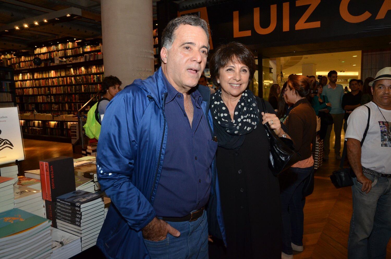Tony Ramos estava acompanhado da mulher