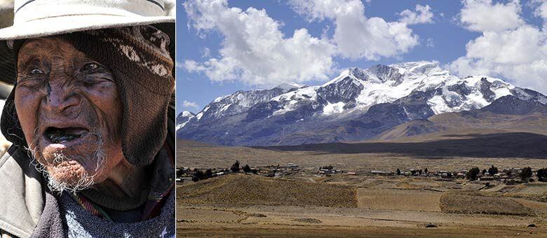 "Batatas com quinoa são deliciosas", disse Flores em Aymara, idioma índigena